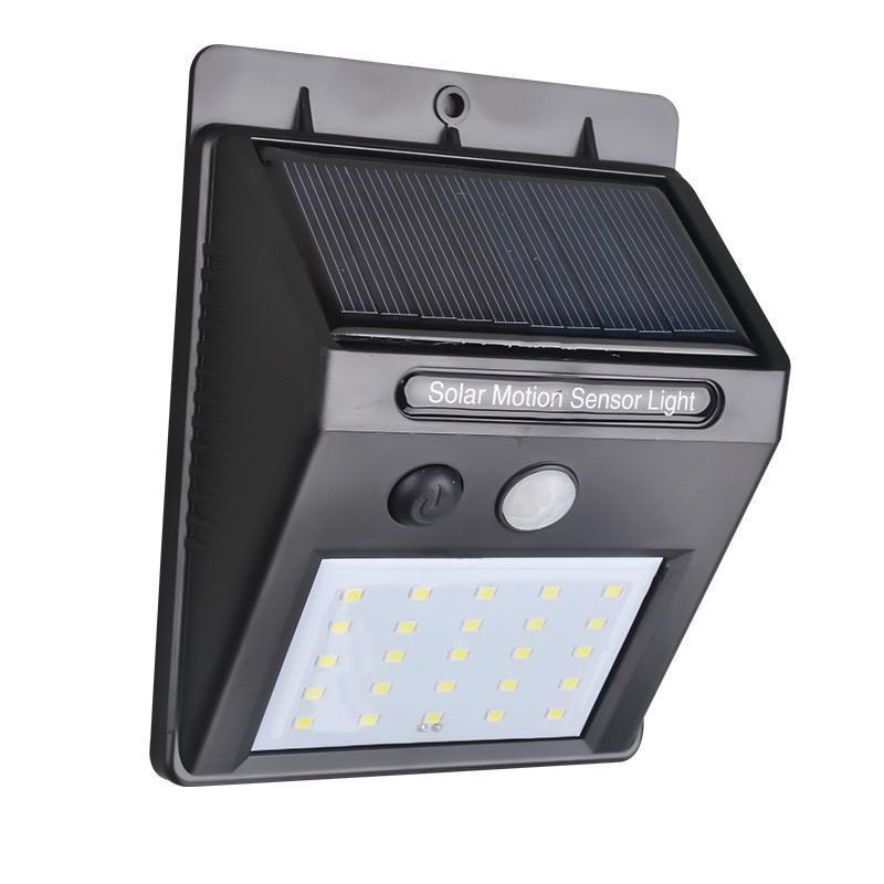 0213 Solar Security LED Night Light for Home Outdoor/Garden Wall (Black) (20-LED Lights) - SkyShopy 0213 Solar Security LED Night Light for Home Outdoor/Garden Wall (Black) (20-LED Lights) - SkyShopy